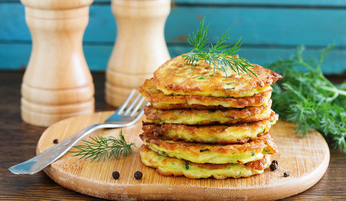 Courgette fritters