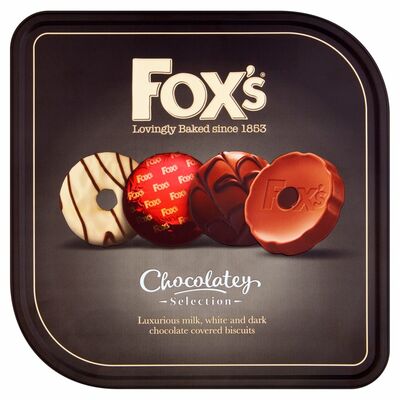 FOX'S CHOCOLATELY TIN 365G