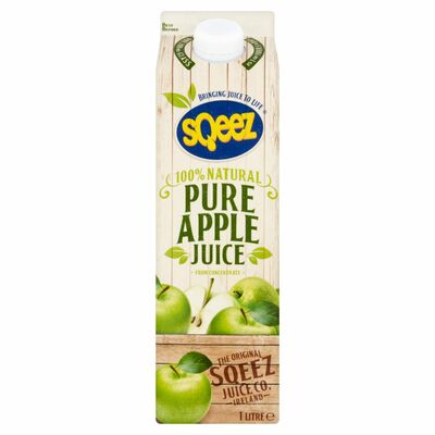 Sqeez Pure Apple Juice From Concentrate 1ltr