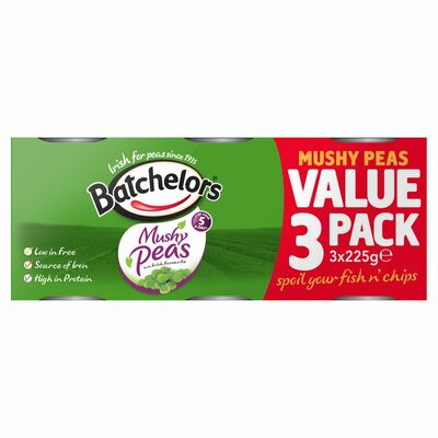 Batchelors Mushy Peas 4 Pack 225g