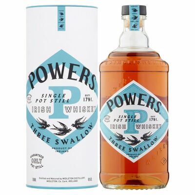 Powers 3 Swallows Release Irish Whiskey 70cl