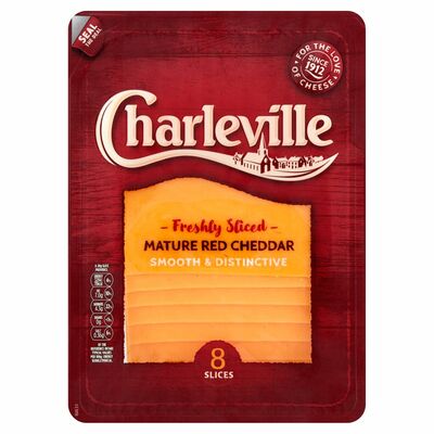 Charleville Mature Red Cheddar Slices 160g