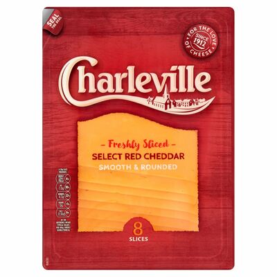 Charleville Select Red Cheddar Slices 160g