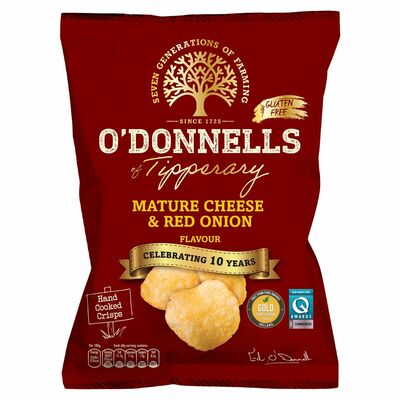O'Donnells Chse & Onion Crisps 125g