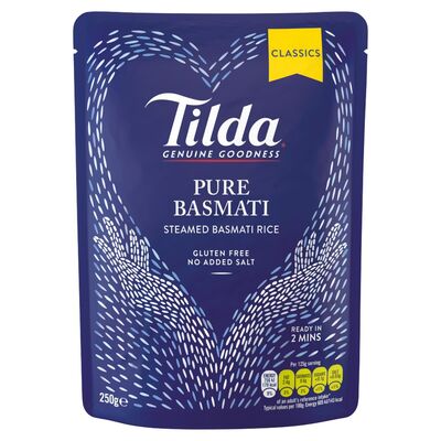 Tilda Microwave Steamed Basmati Rice 250g