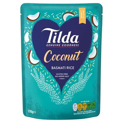 Tilda Microwave Coconut Basmati Rice 250g