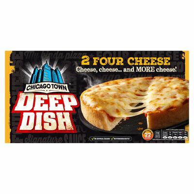 Chicago Town Deep Dish Twin Pack Four Cheese 310g