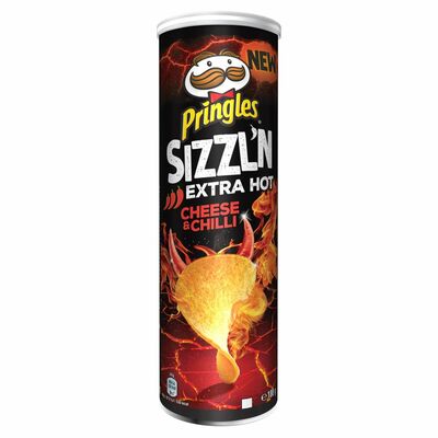 PRINGLES SIZZLIN CHEESE & CHILLI 180G