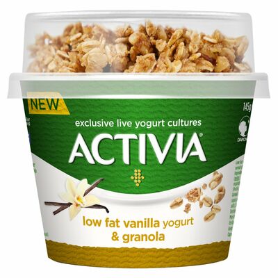 Activia Breakfast Topper Vanilla And Granola 165g