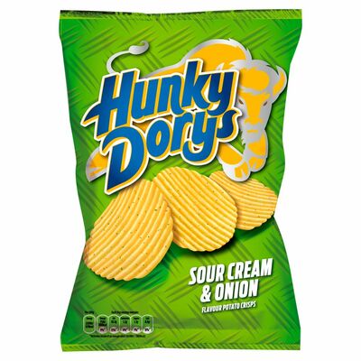 HUNKY DORYS SOUR CREAM & ONION 135G