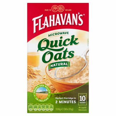 Flahavan's Quick Oats Sachets Natural 350g
