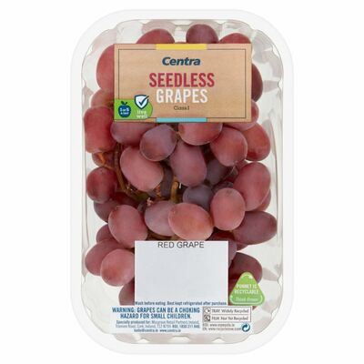 Centra Seedless Red Grapes Punnet 500g