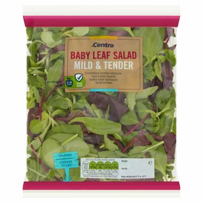 Centra Baby Leaf Salad Bag 85g