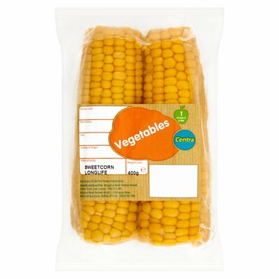 CENTRA SWEETCORN LONG LIFE PACK 2PCE