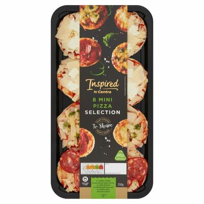 INSPIRED BY CENTRA 8 MINI PIZZA SELECTION 326G
