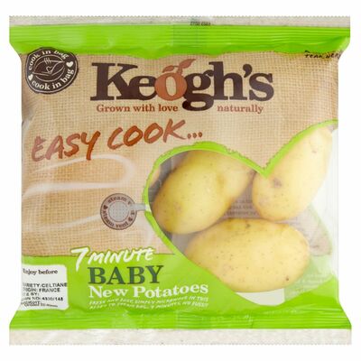 KEOGHS EASY COOK BABY NEW POTATOES 400G