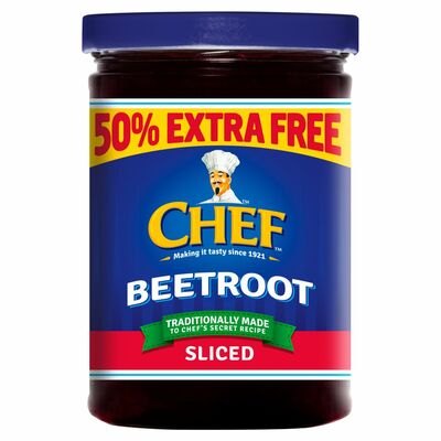 Chef Beetroot Sliced 50% Extra Free 350g