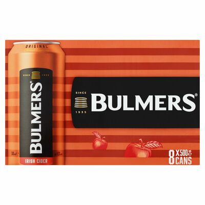 BULMERS CAN PACK 8 X 500ML