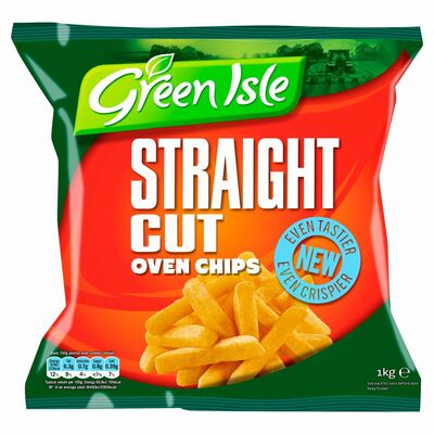 Green Isle Straight Cut Oven Chips 1kg