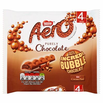 Nestlé Aero Bubbly 4 Pack 27g
