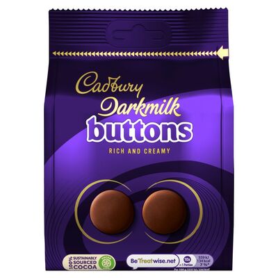 Cadbury Dark Milk Buttons Pouch 105g