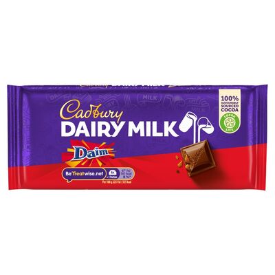 Cadbury Dairy Milk Daim Bar 120g