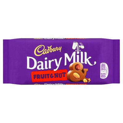 Cadbury Dairy Milk Fruit & Nut Bar 110g