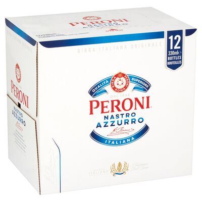 Peroni Nastro Azzuro Bottle Pack 12 x 3€30ml