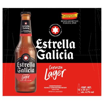 Estrella Galicia World Lager Bottle Pack 12 x 3€30ml