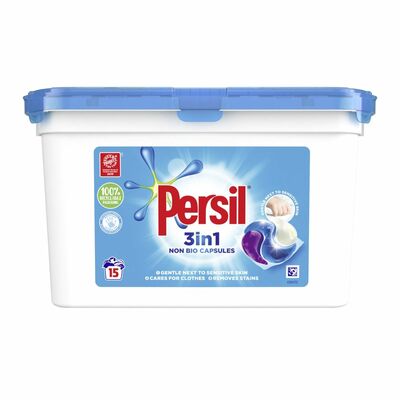 PERSIL NON BIO CAPSULES 3IN1 15 WASH