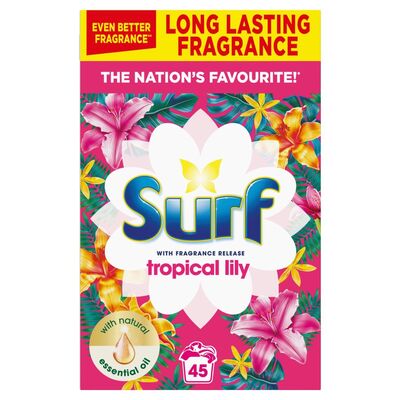 Surf Tropical Lily & Ylang Ylang Washing Powder 45 Wash 2.25kg
