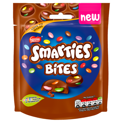 Nestlé Smarties Bites Pouch 90g