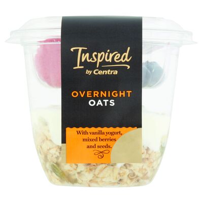 INSPIRED BY CENTRA OVERNIGHT OATS WITH BERRIES 160G
