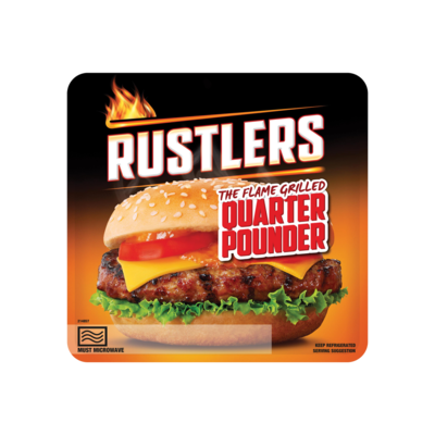 Rustler Quarter Pounder With Cheese 190g