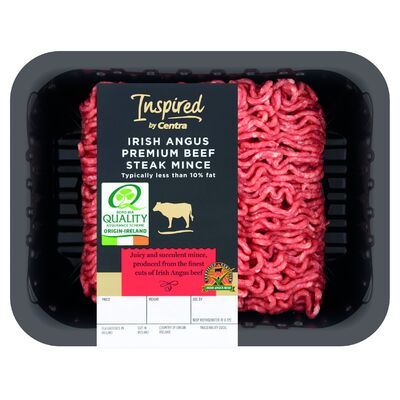 INSPIRED BY CENTRA IRISH ANGUS ROUND STEAK MINCE 400G
