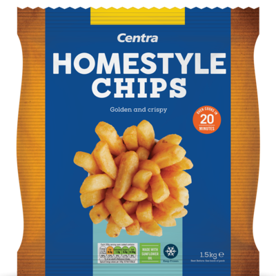 CENTRA HOME STYLE OVEN CHIPS 1.5KG