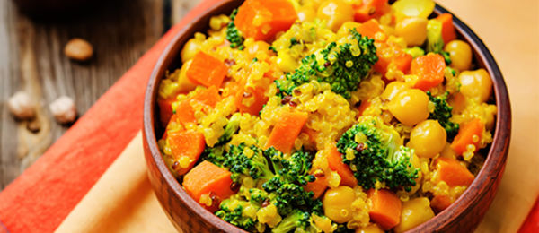 Broccoli and Chickpea Curry
