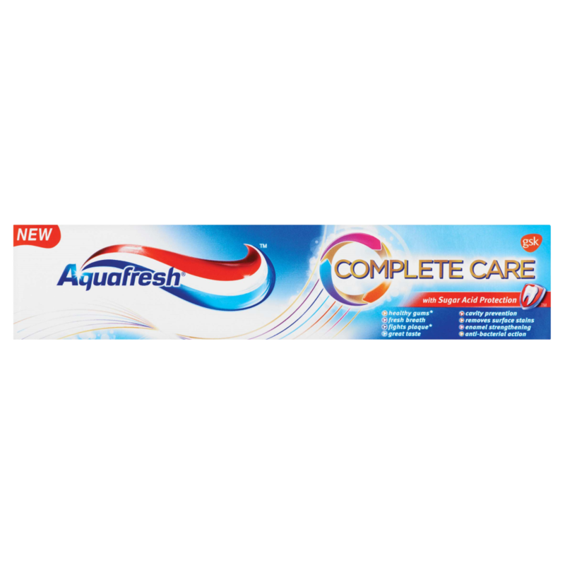 Aquafresh Complete Care Fluoride Toothpaste 100ml