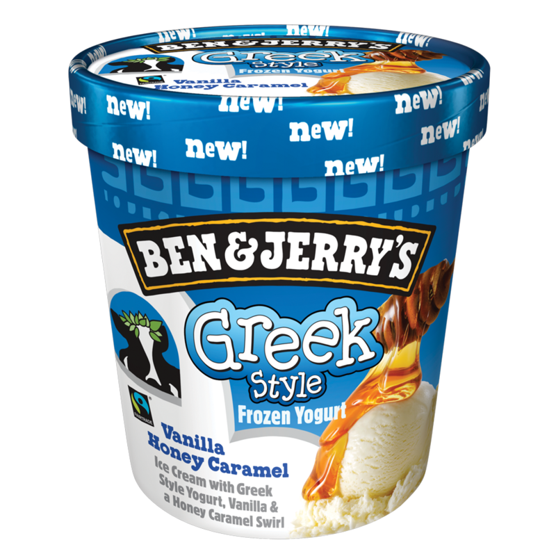 Ben Jerry s Greek Style Vanilla Honey Caramel Fr