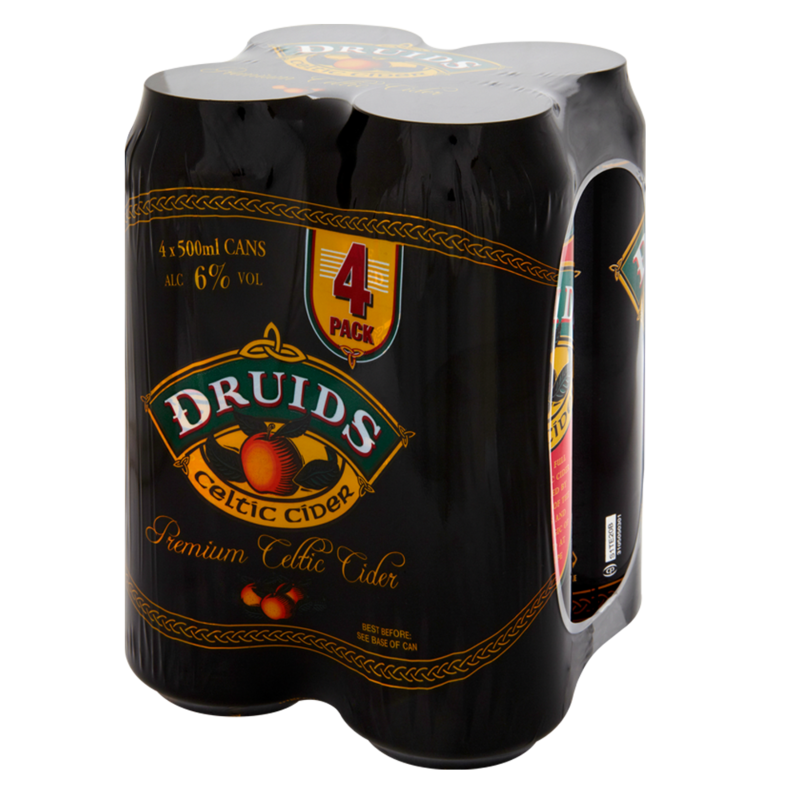 Druids Premium Celtic Cider CanPack 4 x 500ml