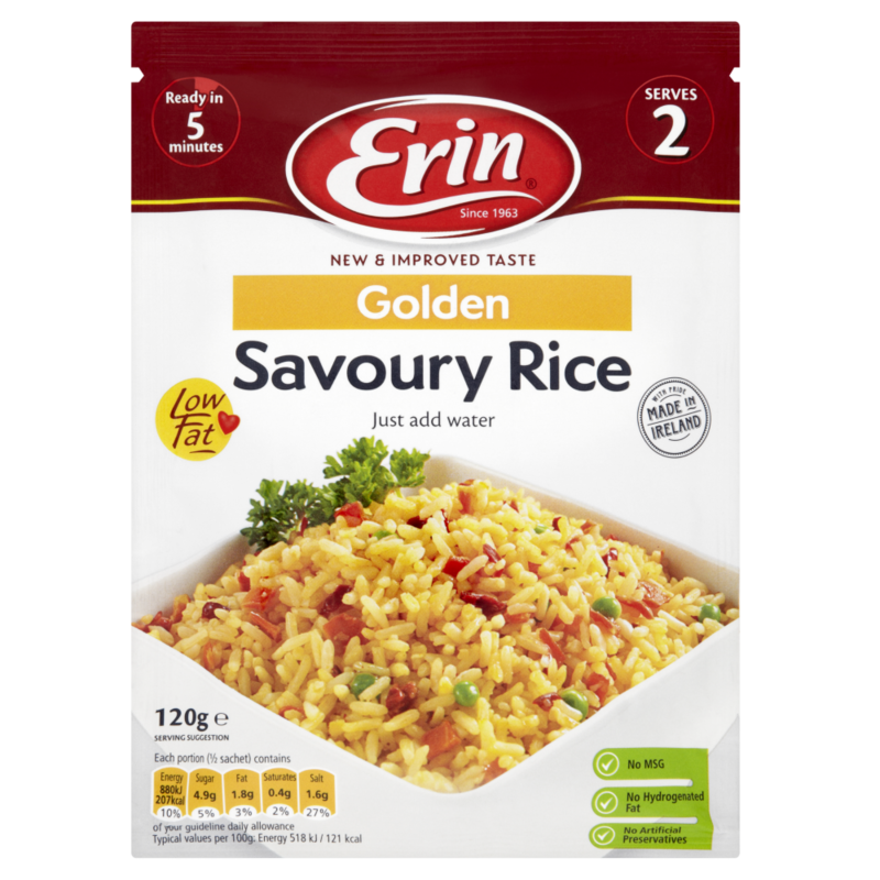 Erin Golden Savoury Rice 120g