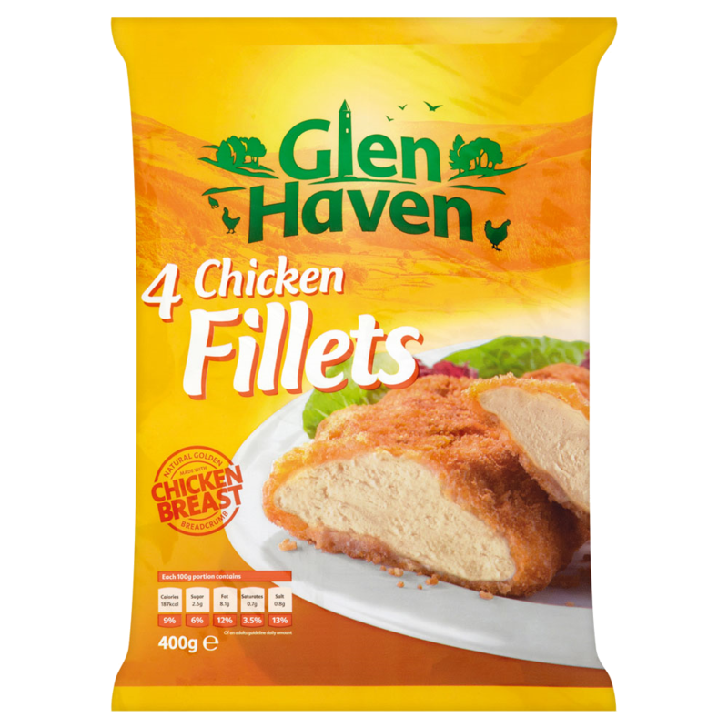 Glenhaven 4 Chicken Fillets 400g