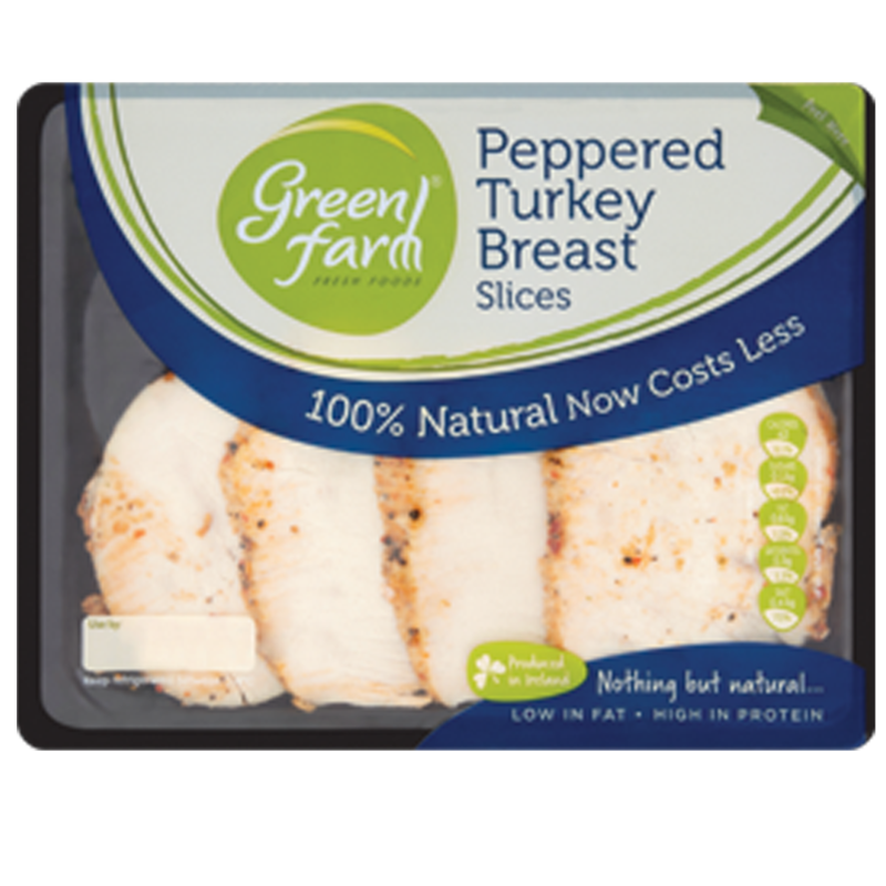 Green Fam Peppered Turkey Breast Slices 120g