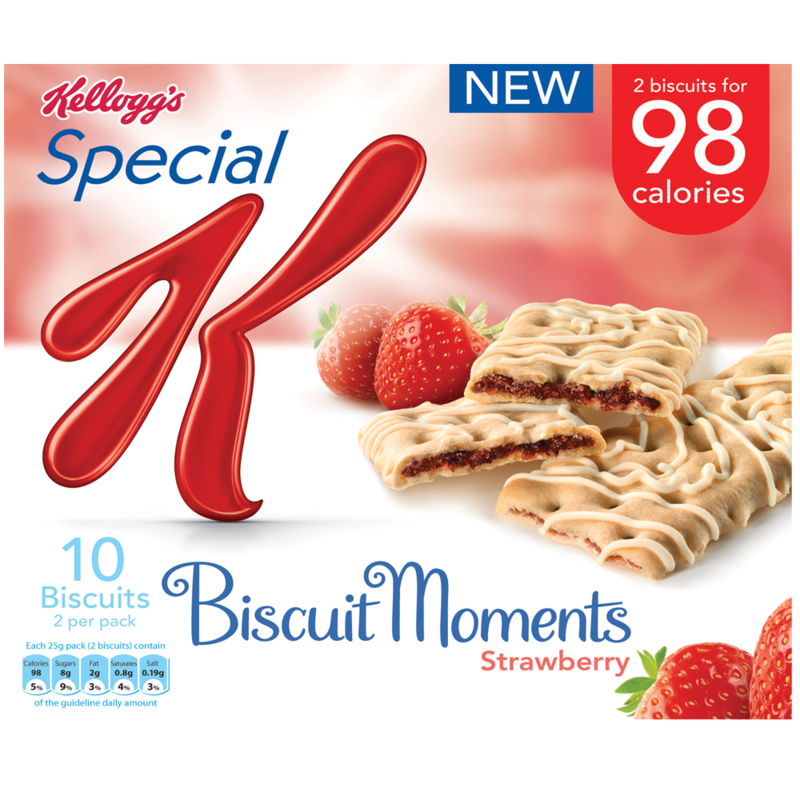 Kelloggs SpecialK BiscuitMomentsStrawberry 96g 125g Kelloggs SpecialK BiscuitMomentsStrawberry 96g 125g