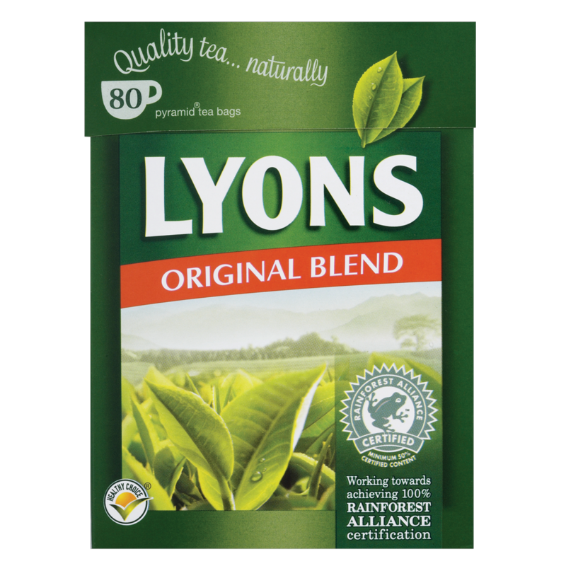 Lyons TeaOrginalBlend 80pce 250g