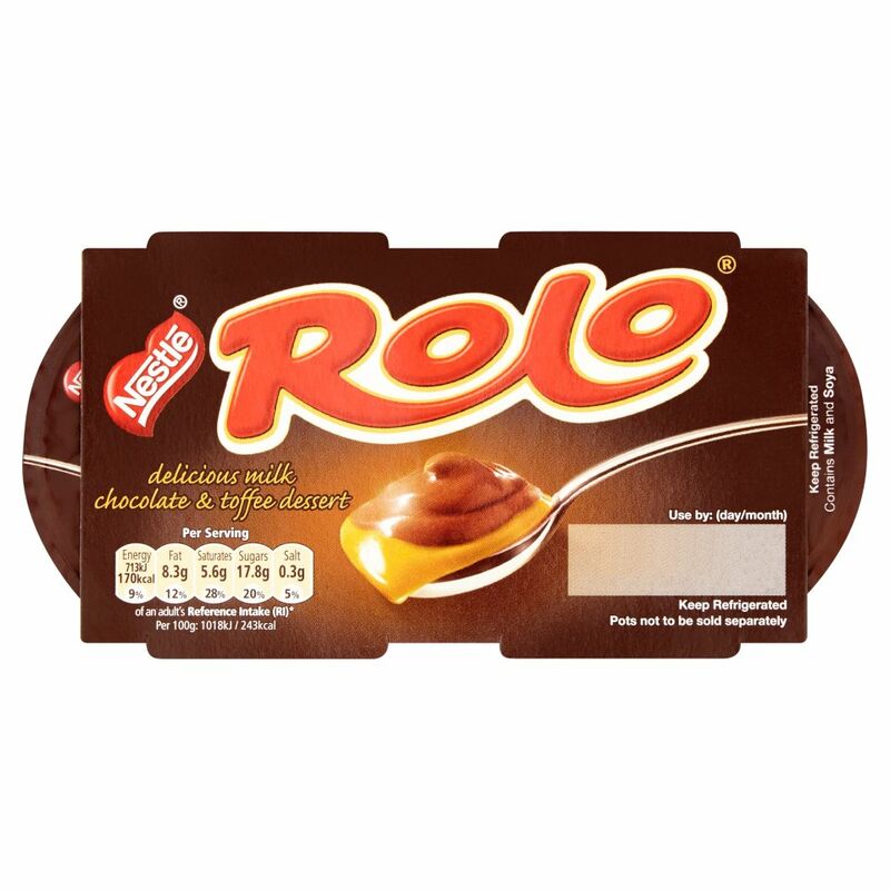 Rolo Delicious Milk Chocolate & Toffee Dessert 2 x 70g (140g)