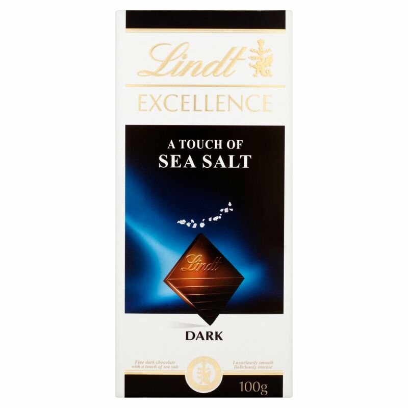 Lindt Excellence Dark a Touch of Sea Salt 100g