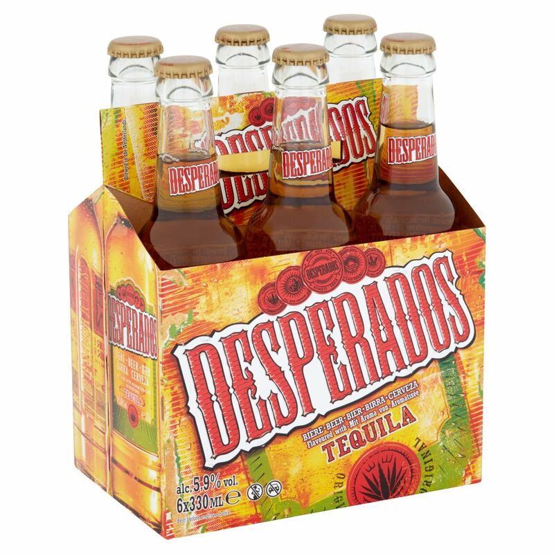 Desperados Beer Flavoured with Tequila 6 x 330ml