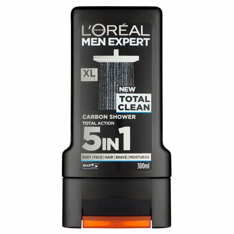 L'Oreal Men Expert Total Clean Shower Gel 300ml L'Oreal Men Expert Total Clean Shower Gel 300ml