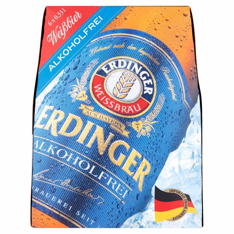Erdinger Weissbrau Alkoholfrei Weissbier 6 x 330ml